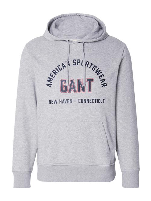 GANT Sweatshirt  marin / grå-meleret / rød