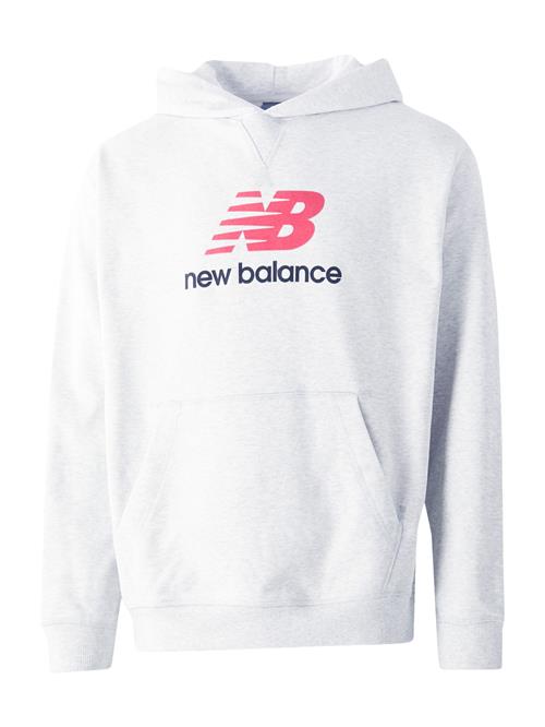 new balance Sweatshirt  grå-meleret / lys rød / sort