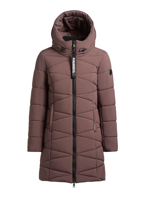 khujo Vinterfrakke 'Tiff'  lysviolet / sort