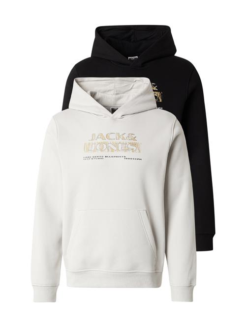 JACK & JONES Sweatshirt 'JCOSTANCE'  curry / grå / sort