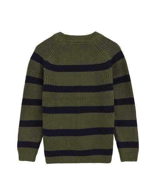 WE Fashion Pullover  oliven / sort