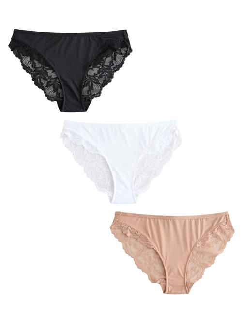 Next Slip  nude / sort / hvid