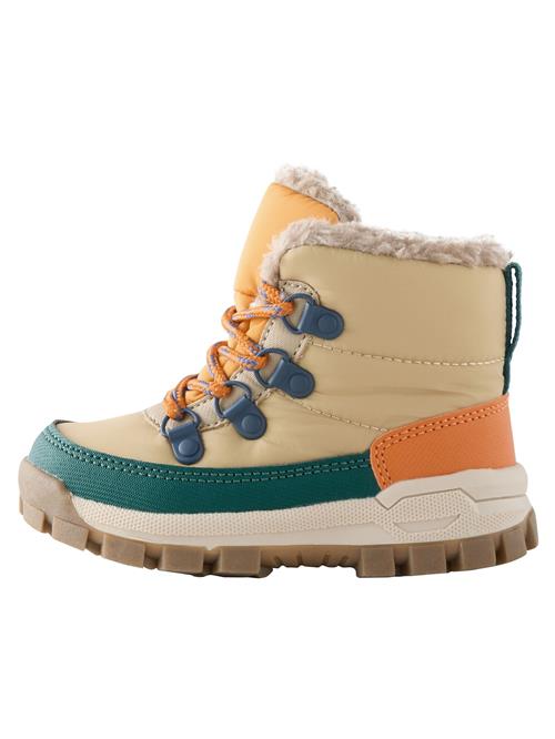 Next Snowboots  lysebeige / smaragd / orange