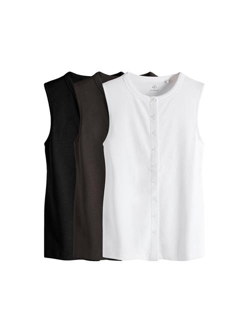 The Set Vest  choko / sort / hvid
