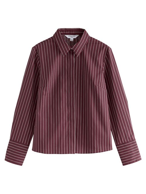 Next Bluse 'Essential'  burgunder / hvid