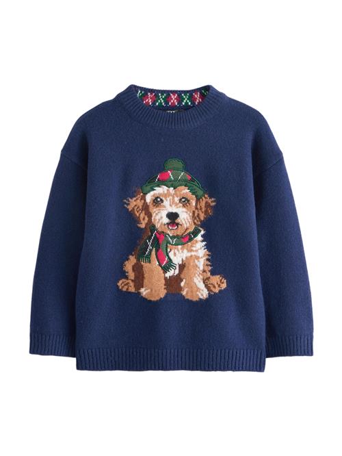 Next Pullover  marin / brun / grøn / mørk pink