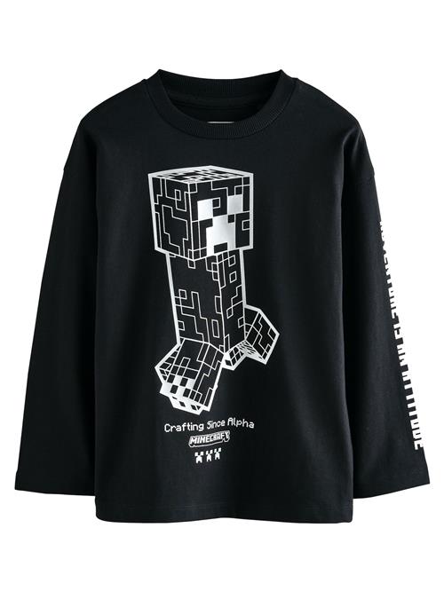 Next Shirts 'Minecraft'  sort / hvid