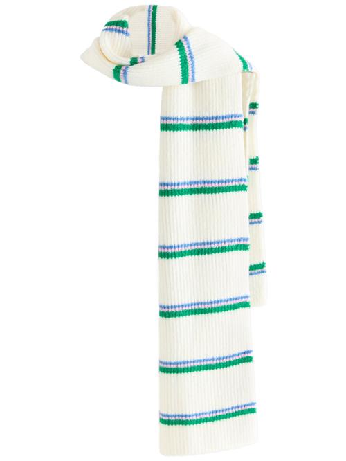 Next Sjal  creme / blå / grøn