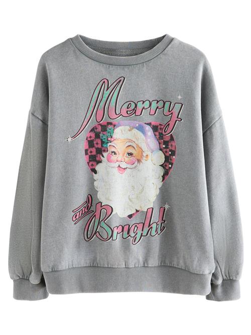 Next Sweatshirt  grå / mint / lilla / pink