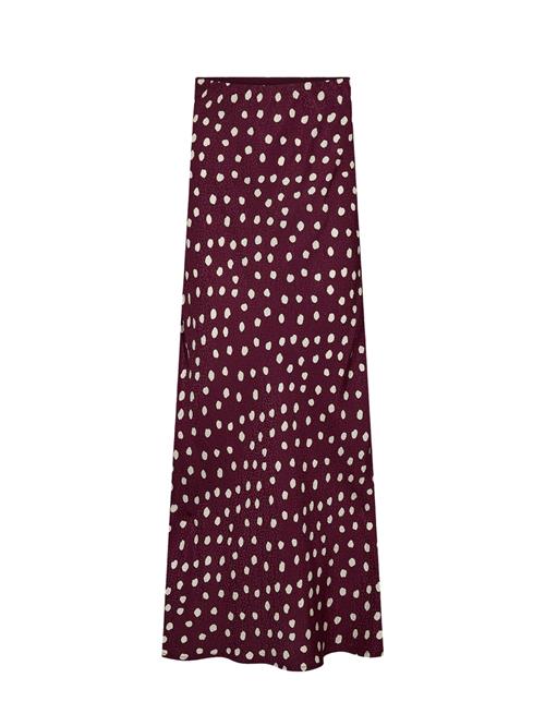 NÜMPH Nederdel 'NULIVY'  creme / vinrød