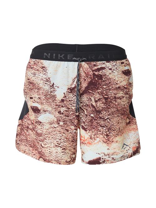 NIKE Sportsbukser  creme / rustbrun / mørkebrun