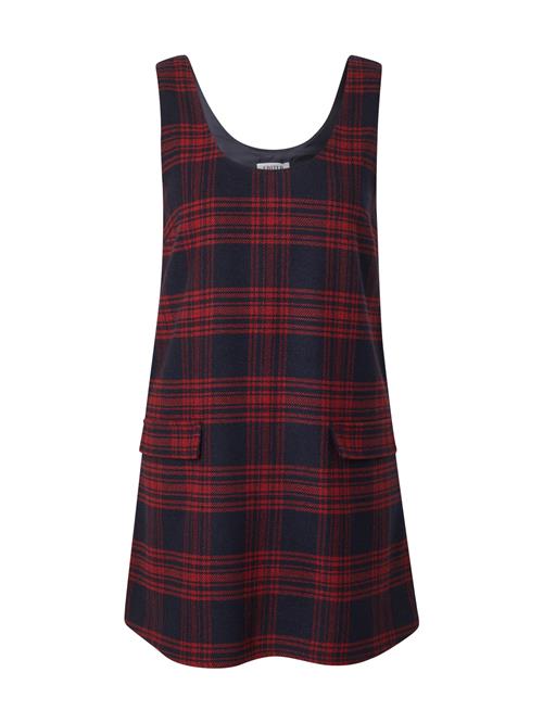 EDITED Kjole 'Indra Wool'  blå / rød