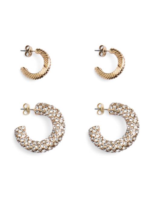 PIECES Øreringe 'PCMAJA'  guld / transparent