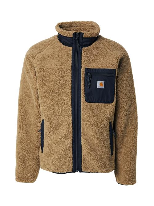 Carhartt WIP Fleecejakke 'Prentis'  lysebrun / sort