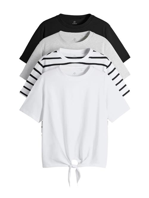 The Set Shirts  lysegrå / sort / hvid