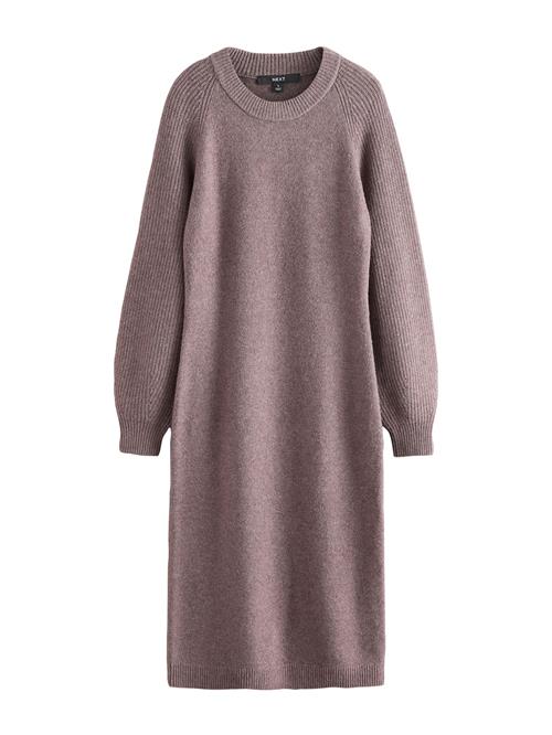 Next Strikkjole  lysviolet