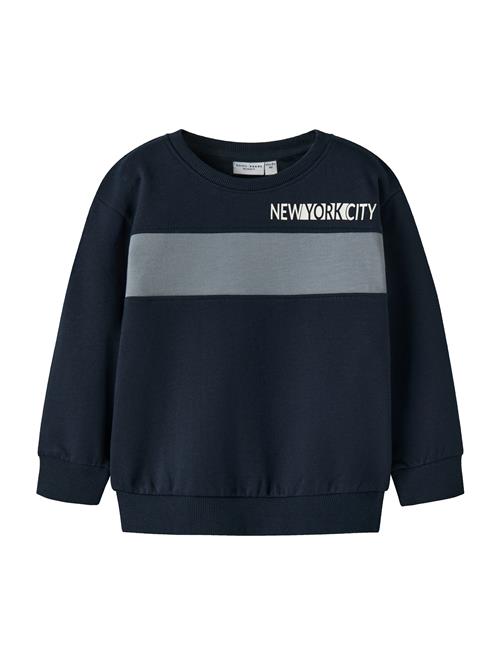 NAME IT Sweatshirt 'NMMVANCE'  navy / grå / hvid