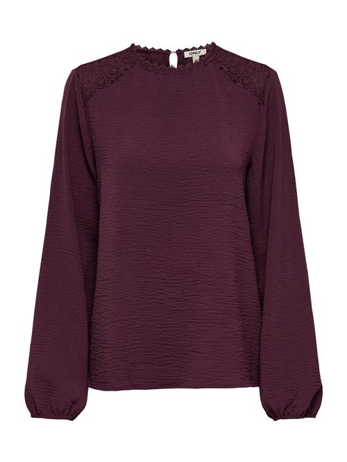 ONLY Bluse 'ONLKATCHA'  vinrød