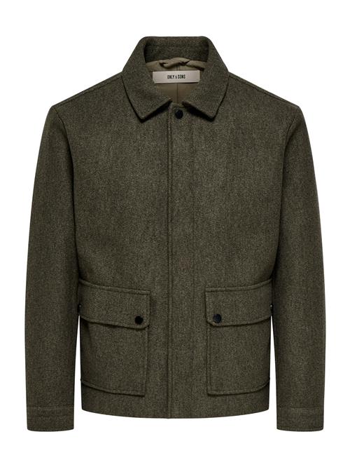 Only & Sons Overgangsjakke 'ONSConnor'  brun-meleret