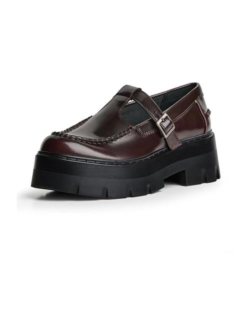 Bershka Slipper  burgunder