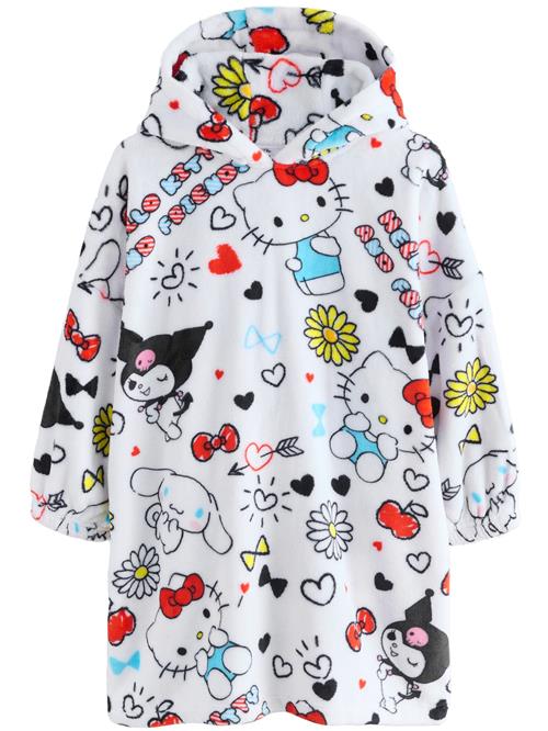 Next Badekåbe 'Hello Kitty'  gul / rød / sort / hvid