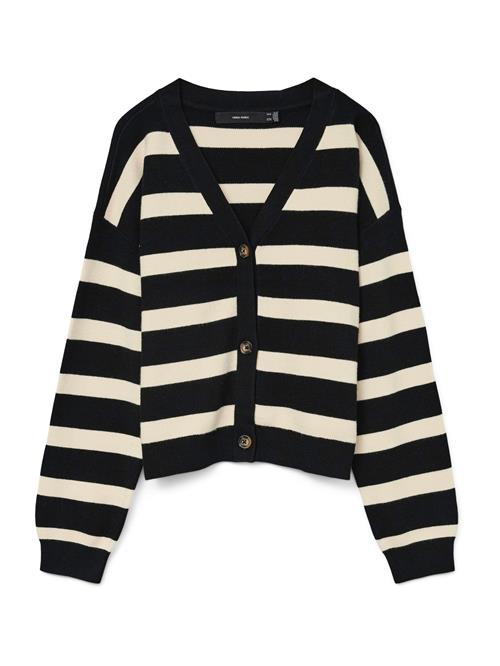 VERO MODA Cardigan 'VMSABA'  creme / sort