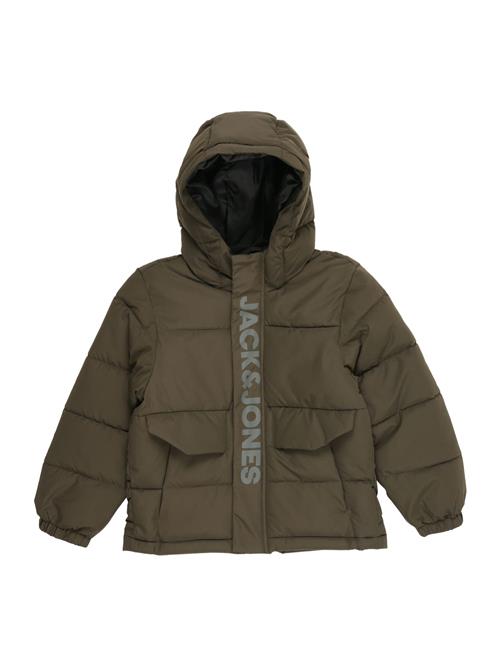 JACK & JONES MINI Vinterjakke 'JCOSpeed'  grå / grøn