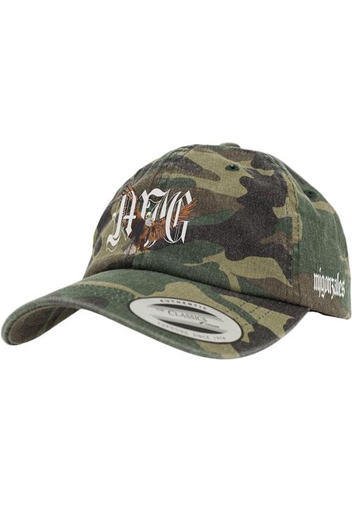 MJ Gonzales Hætte  grøn / mørkegrøn / sort / hvid