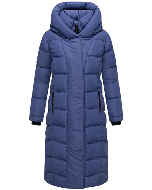 NAVAHOO Vinterfrakke 'Engelsfeder XIV'  blå