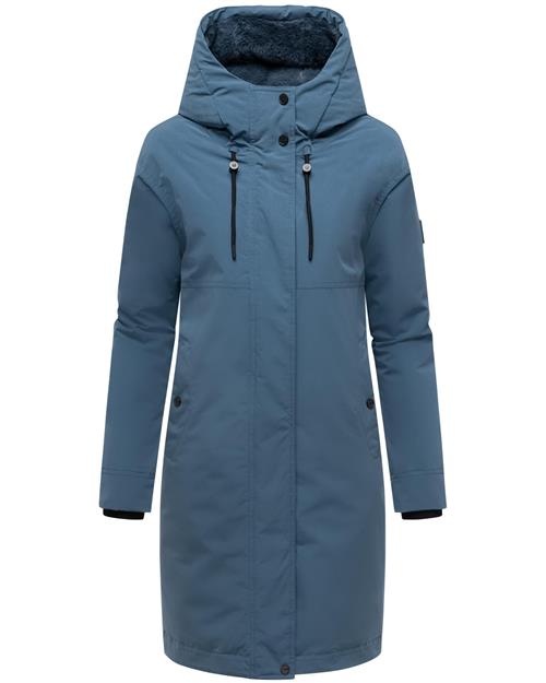 NAVAHOO Vinterfrakke 'Hageltanz 14'  safir