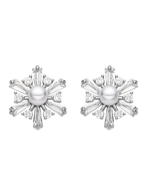 Luxenter Øreringe 'Leth'  perlehvid