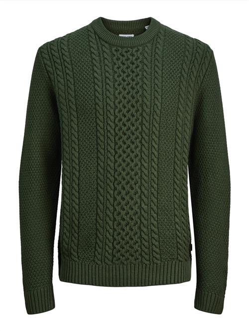 JACK & JONES Pullover 'JJPaul'  mørkegrøn
