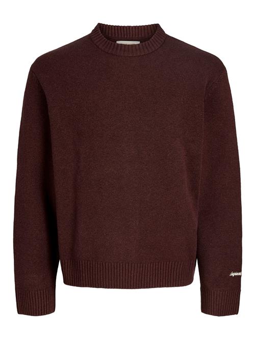 JACK & JONES Pullover 'JORNorrebro'  mørkerød
