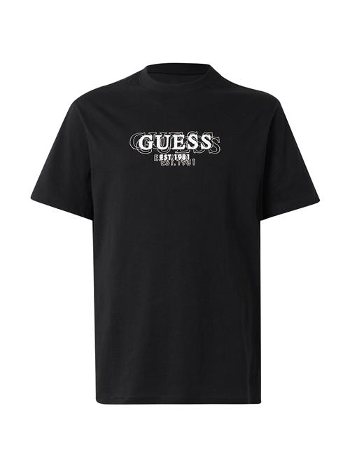 GUESS Bluser & t-shirts  sort / hvid