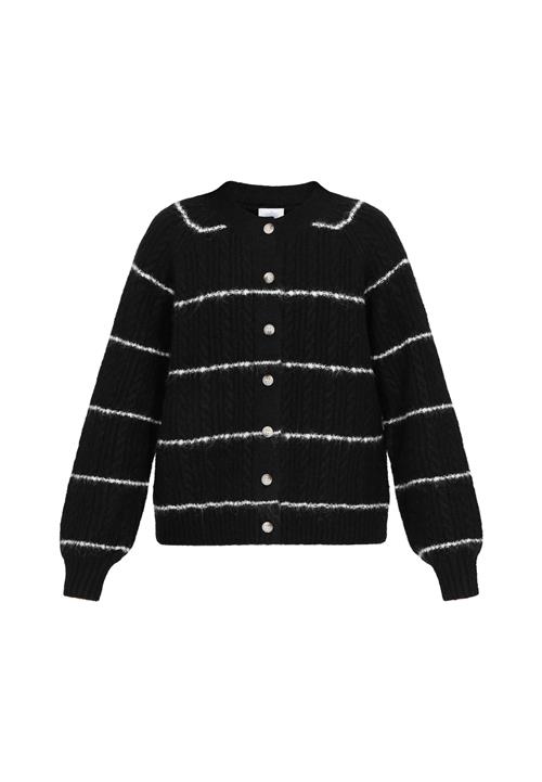 usha BLUE LABEL Cardigan  sort / hvid