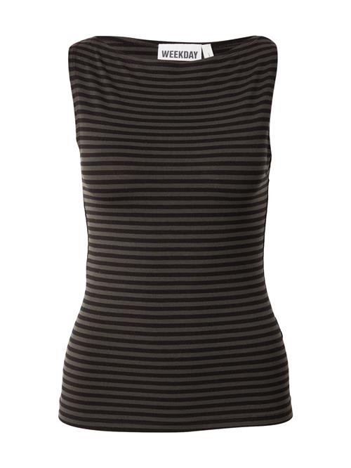 WEEKDAY Overdel 'Annie'  mørkegrå / sort