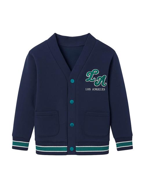 MINOTI Cardigan  mørkeblå / grøn / hvid