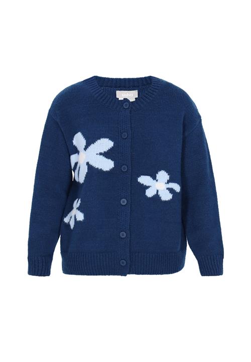 Usha Cardigan  navy / lyseblå