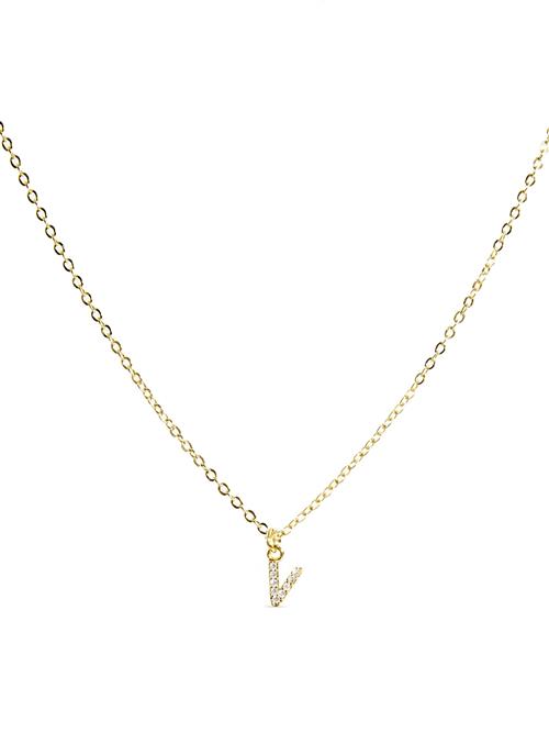 Luxenter Kæde 'Alphabet'  guld