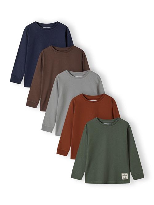 MINOTI Shirts  mørkeblå / mørkebrun / grå / khaki