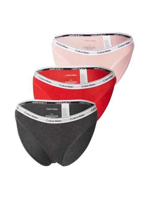 Calvin Klein Underwear Slip  lyserød / rød / sort