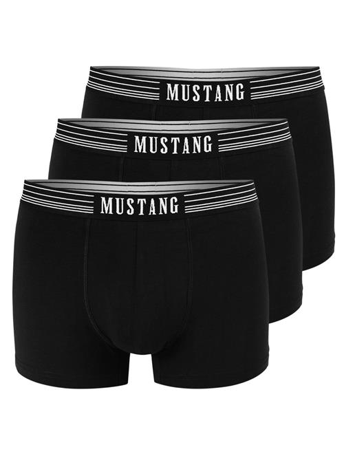 MUSTANG Boksershorts 'Mustang 3er Pack - Herren Boxershorts aus Baumwolle, Unterhosen für Männer'  sort