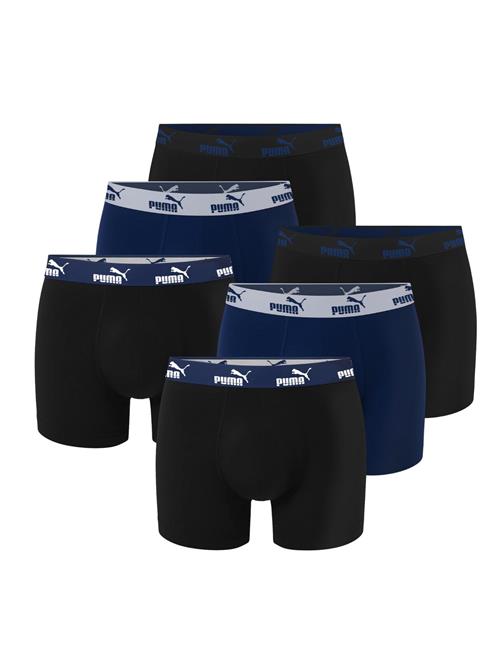 PUMA Boksershorts 'Puma Herren Boxershorts BLUE aus Baumwolle, Unterhosen für Männer'  blå