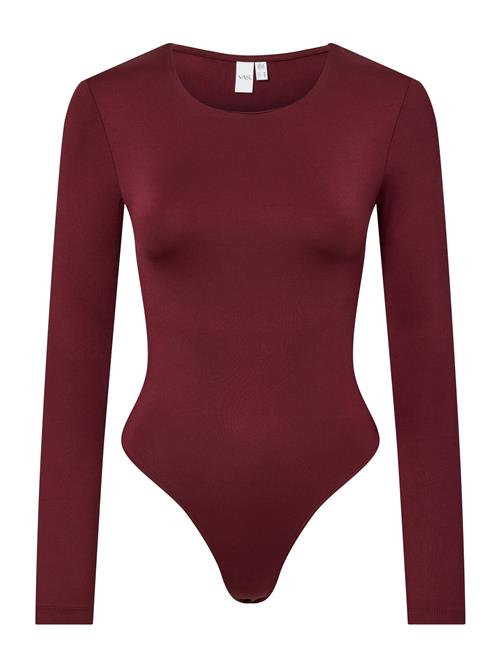 YAS Shirtbody 'YASRUBY'  mørkerød