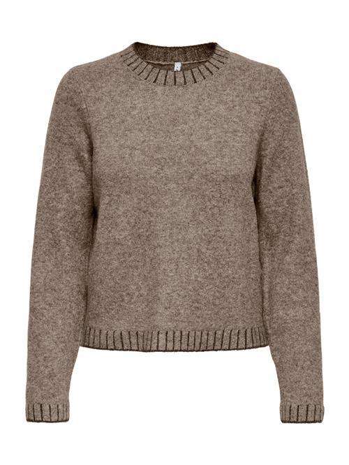 ONLY Pullover 'ONLFINA'  brun-meleret