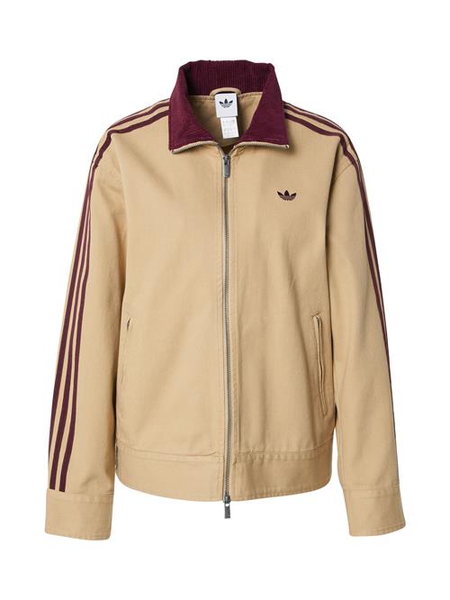 ADIDAS ORIGINALS Overgangsjakke  beige / vinrød