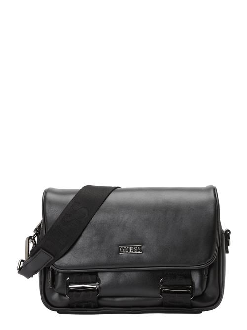 GUESS Skuldertaske 'BOSTON MESSENGER'  sort