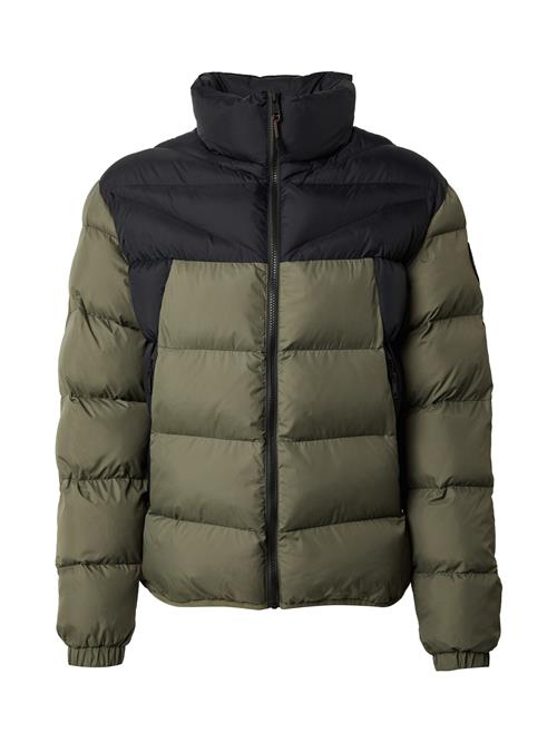 NAPAPIJRI Vinterjakke 'A-MOLVENO'  oliven / sort