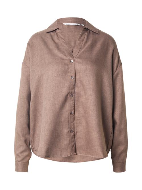 ONLY Bluse 'HARRIET'  brun-meleret