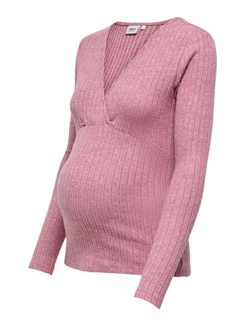 Only Maternity Shirts 'OLMLola'  pink-meleret